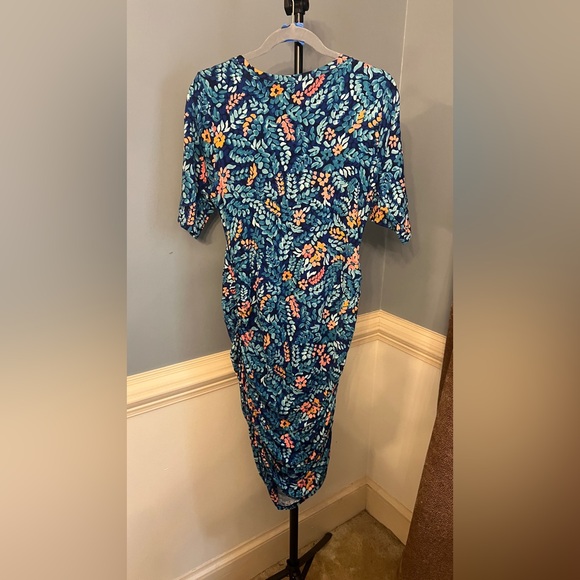 Motherhood Blue Floral Dress NWT large - Picture 2 of 4